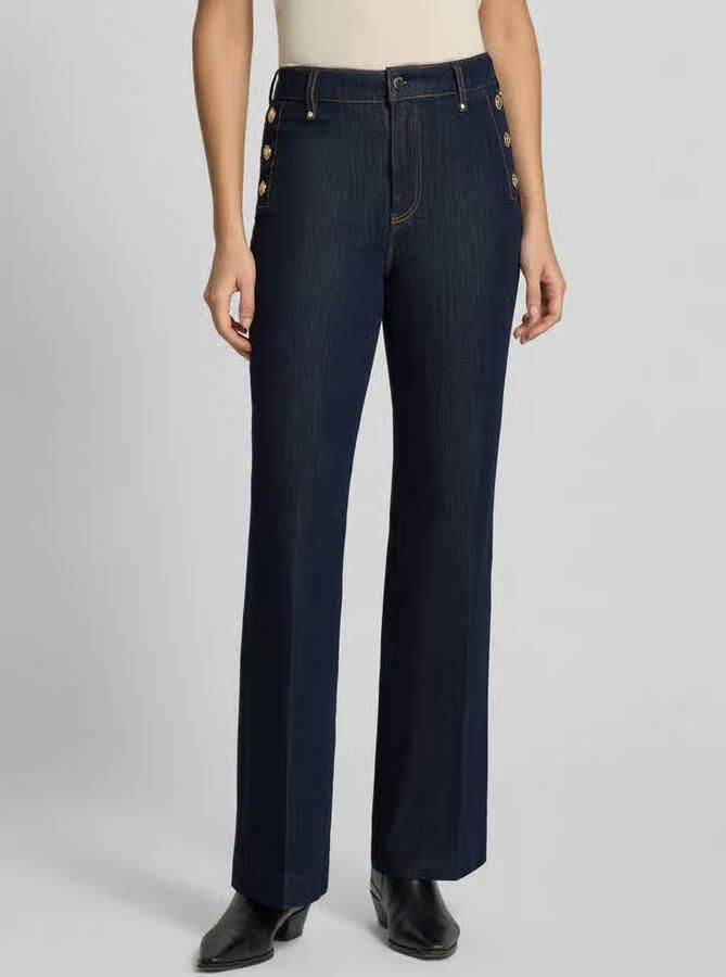 Guess High waist palazzo jeans met knopen aan de zijkant - Foto 2