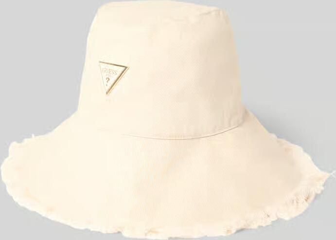 Guess Hoed met labelapplicatie en franjes model 'SALLY'