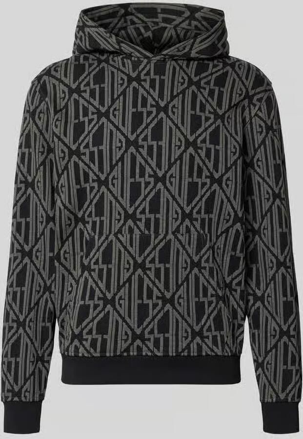 Guess Hoodie in all-over look met kangoeroezak