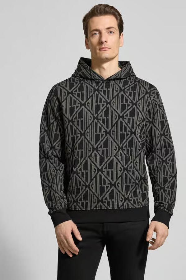 Guess HOODIE in all-over look met Kangoeroezak - Foto 3