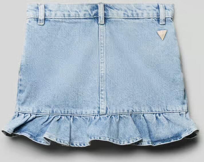Guess Jeansrok met motiefstitching en labeldetail