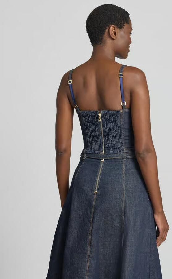 Guess Jeanstof met spaghettibandjes model 'ZELDA'