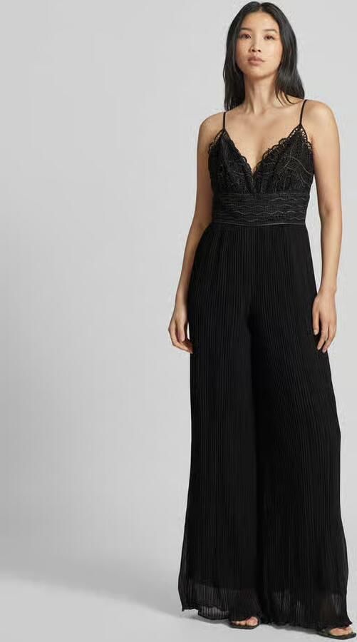Guess Elegante Geplooide Jumpsuit Lente Zomer Collectie Black Dames - Foto 5