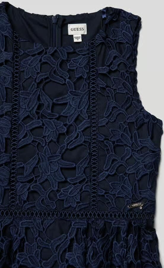 Guess Jurk met effen design en mouwloos model