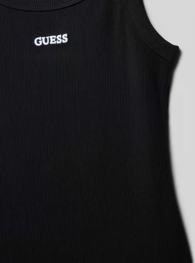 Guess Jurk met spaghettibandjes en gestikt logo