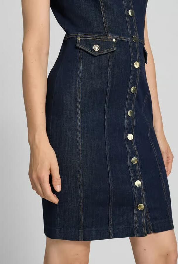 Guess Knielange jeansjurk met knoopsluiting model 'DESTINY' - Foto 2