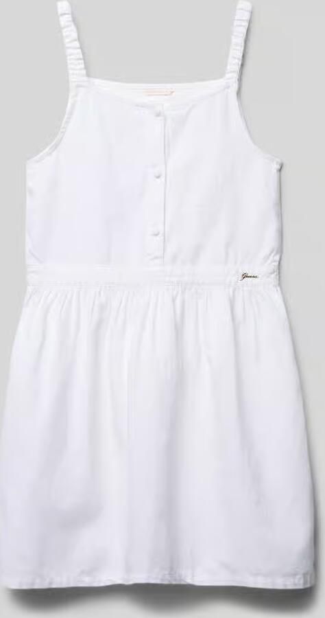 Guess Knielange jurk met korte knoopsluiting en labeldetail - Foto 2