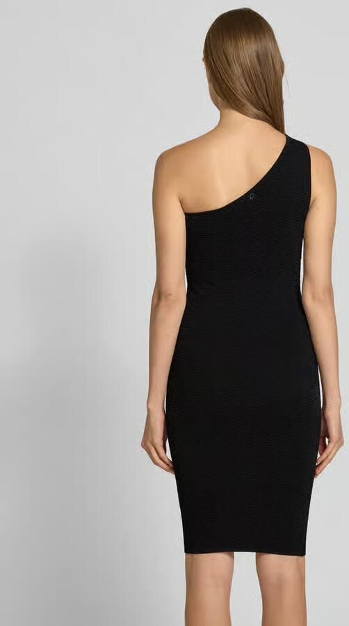 Guess Knielange jurk met one shoulder-bandjes model 'HELENA'