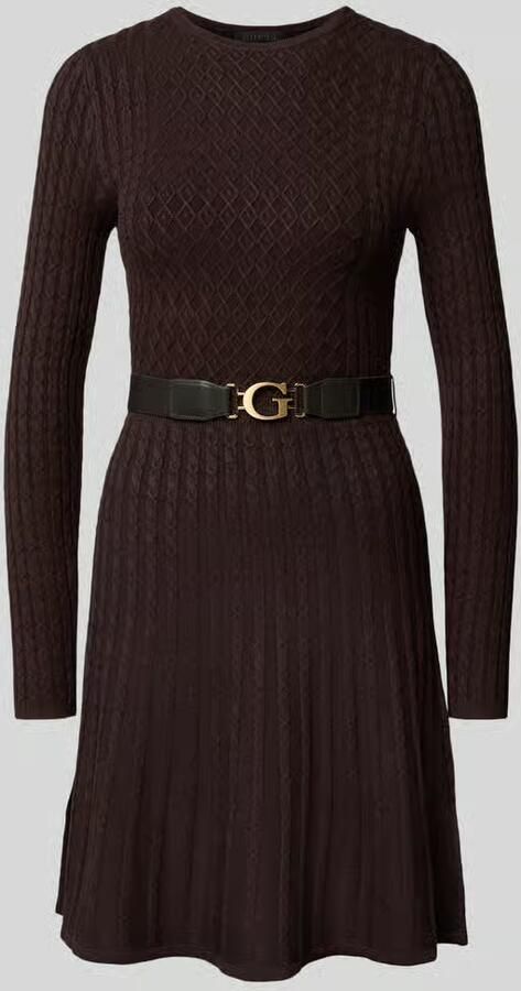 Guess Knielange jurk met tailleriem