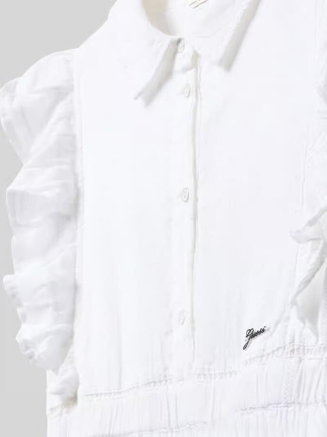 Guess Knielange jurk met vlindermouwen