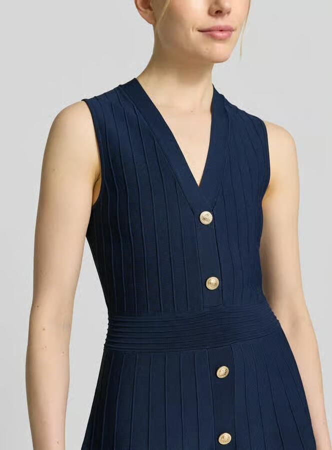Guess Knielange jurk van viscosemix model 'Amber'