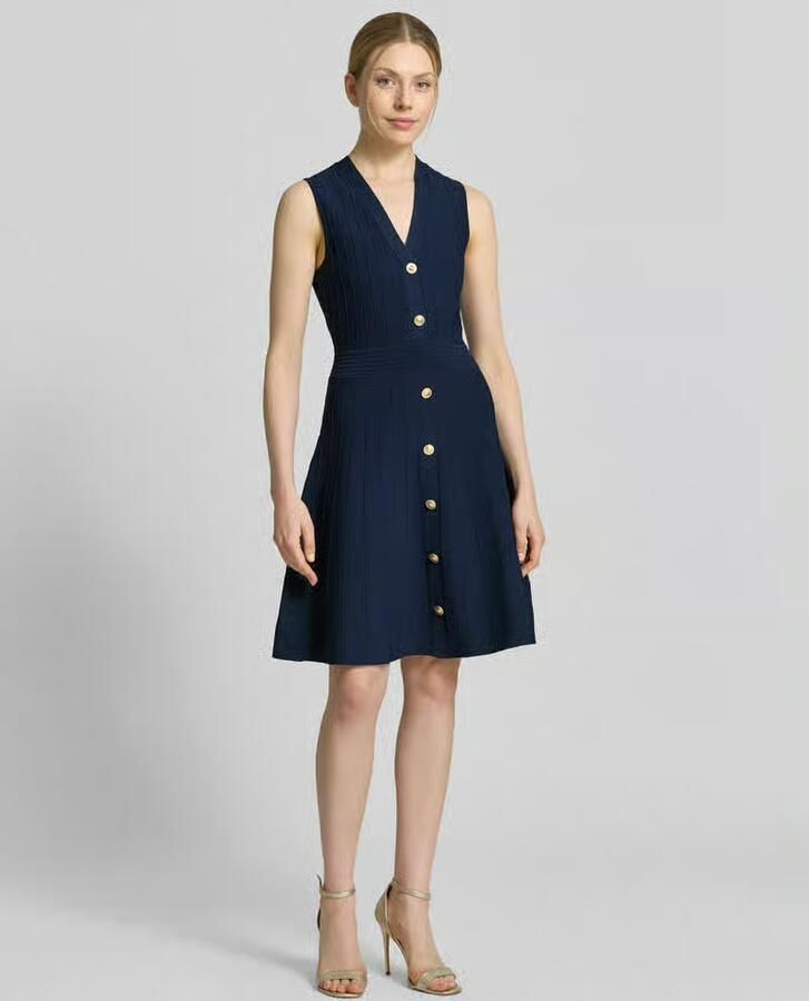 Guess Knielange jurk van viscosemix model 'Amber' - Foto 2