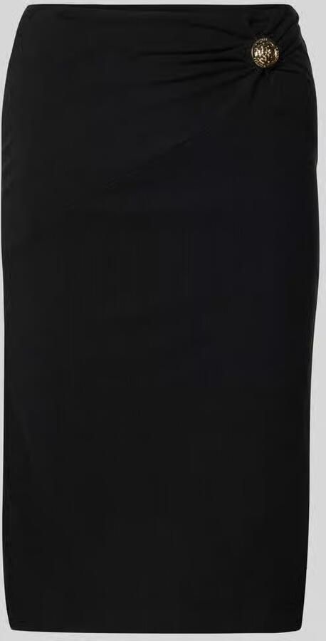 Guess Knielange rok met sierknoop model 'ZAMA'