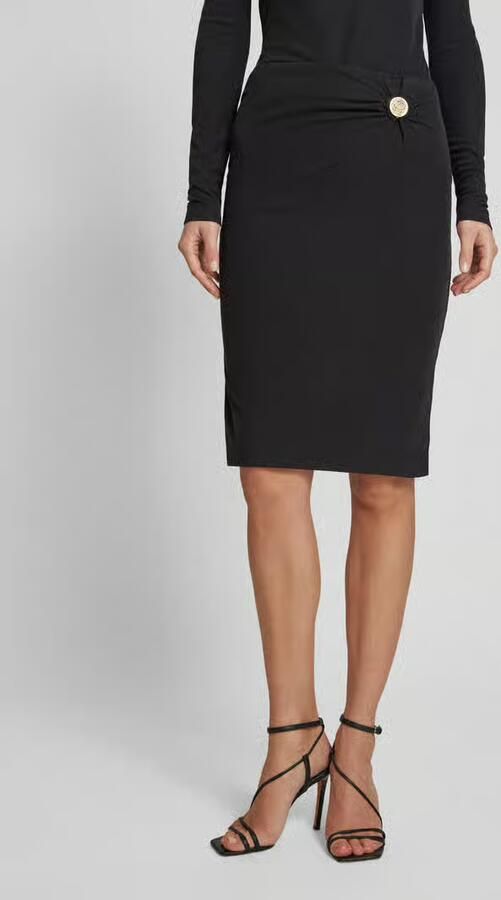 Guess Knielange rok met sierknoop model 'ZAMA' - Foto 3