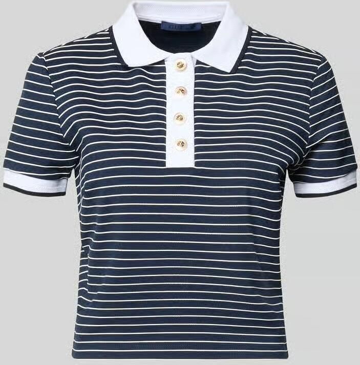 Guess Kort poloshirt van viscosemix model 'ALPHONSINE' - Foto 2