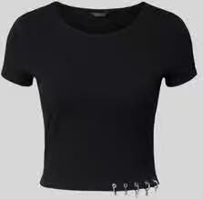Guess Kort t-shirt met logo-charms model 'Elisabette'