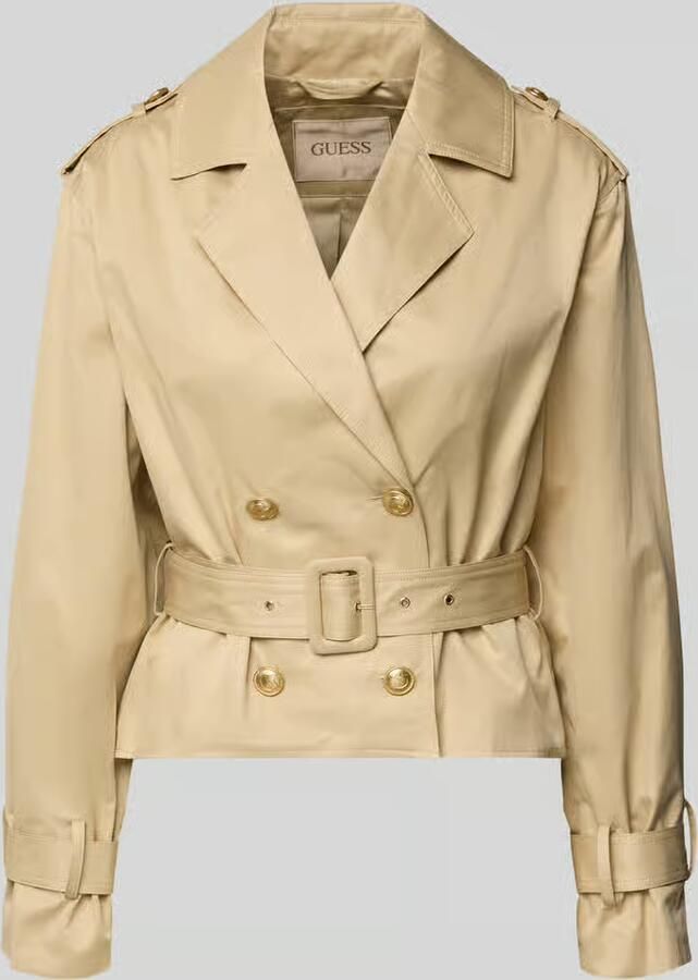 Guess Kort trenchcoat met reverskraag model 'Fatou' - Foto 2