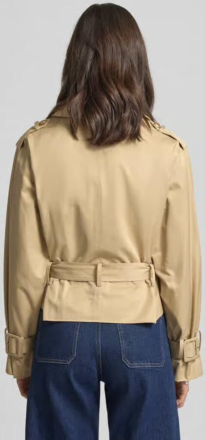 Guess Kort trenchcoat met reverskraag model 'Fatou' - Foto 3
