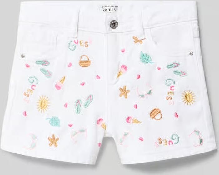 Guess Korte jeans met stitchings - Foto 2