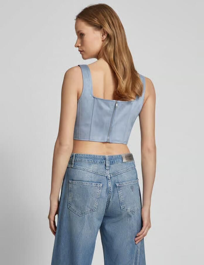 Guess Korte top met vierkante hals model 'ORIOLA'