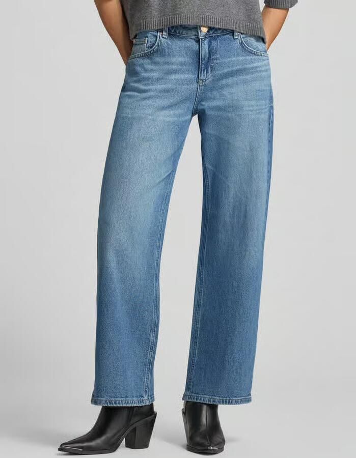 Guess Low rise baggy fit jeans met steekzakken model 'WIDE LOW' - Foto 2