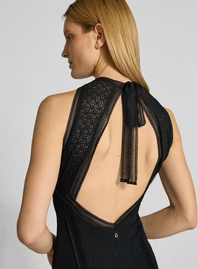 Guess Maxijurk met kant en loopsplit model 'NEW LIZA'