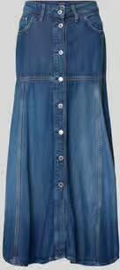 Guess maxirok van lyocellmix in denimlook model 'Nidia'