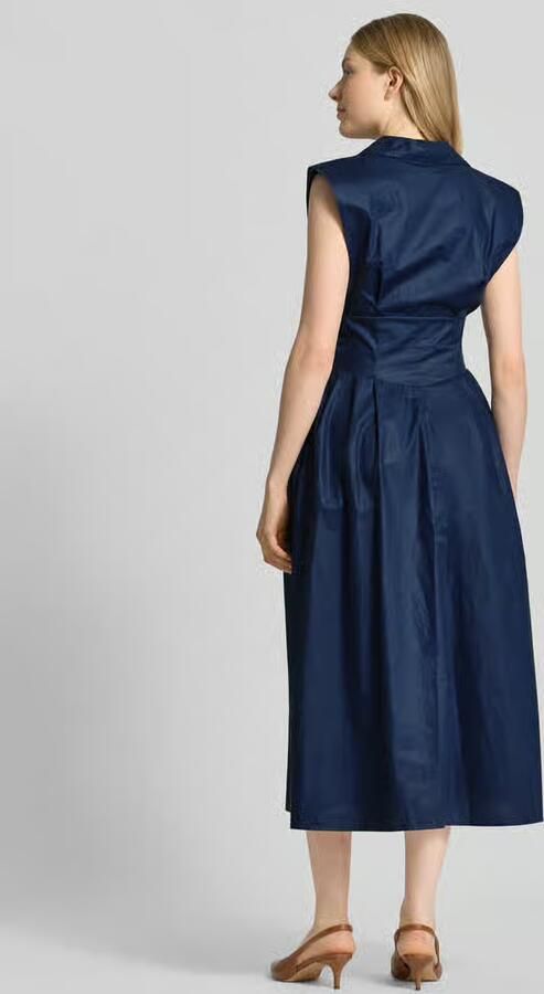 Guess midi-jurk met verdekte knoopsluiting model 'CHERRY' - Foto 4