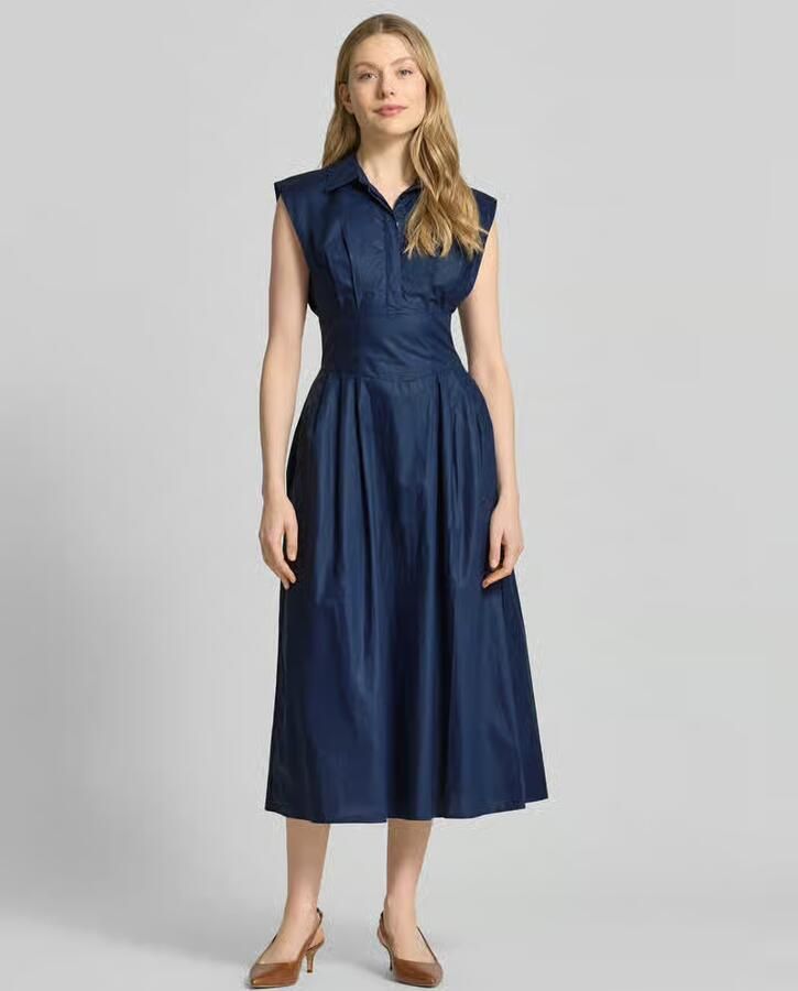 Guess midi-jurk met verdekte knoopsluiting model 'CHERRY' - Foto 2
