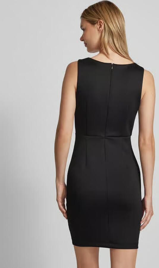 Guess Korte Zwarte Mouwloze Jurk met Ritssluiting achteraan Black Dames