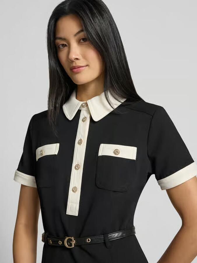 Guess Mini-jurk met polokraag model 'Claudie' - Foto 2