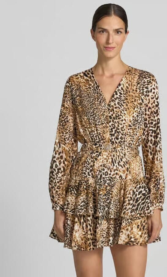 Guess Mini-jurk met riem model 'CLARISSE' - Foto 3