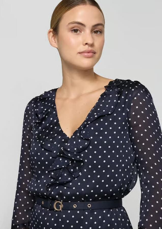 Guess mini-jurk met ruches