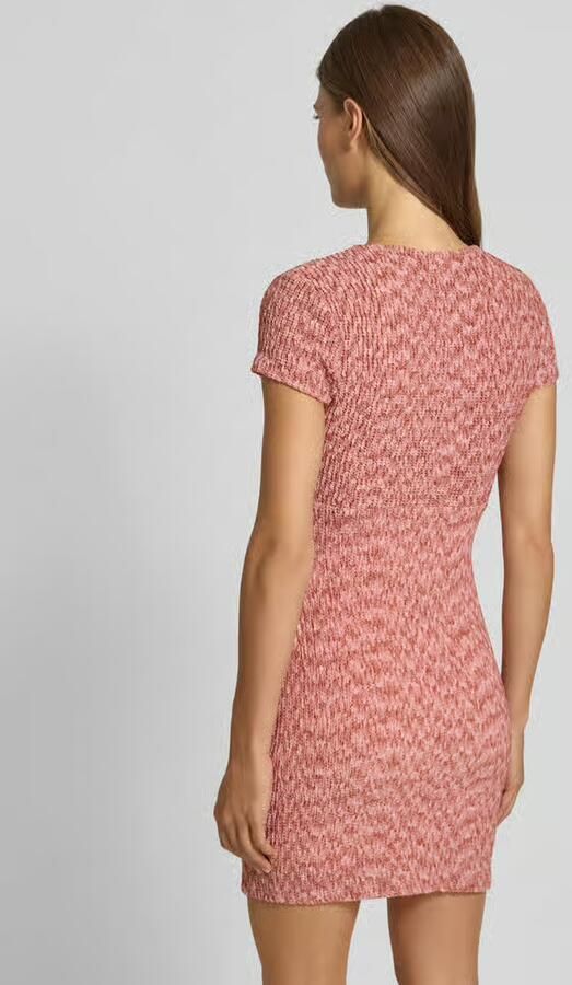 Guess Mini-jurk met V-hals en knoopdetail model 'NALENY'