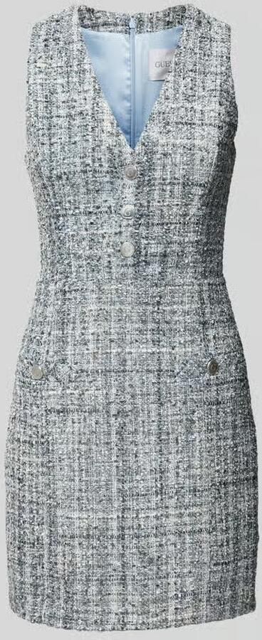 Guess Mini-jurk met V-hals model 'SADIE' - Foto 3