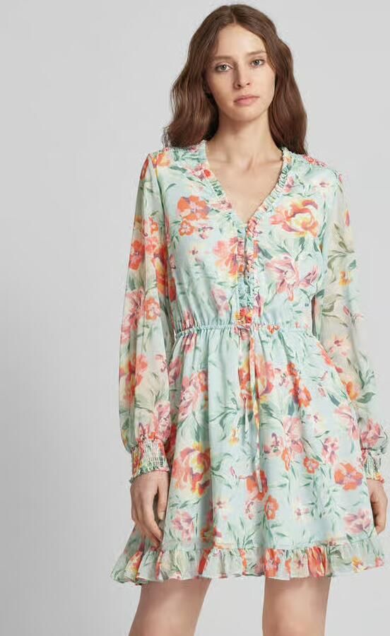 GUESS Dames Jurken Ss Vanessa Flare Dress Lichtblauw - Foto 2