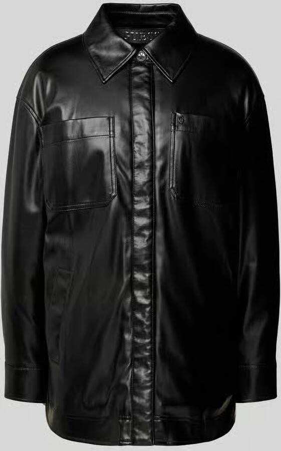 Guess Overhemdblouse in leerlook model 'MAREVA' - Foto 2