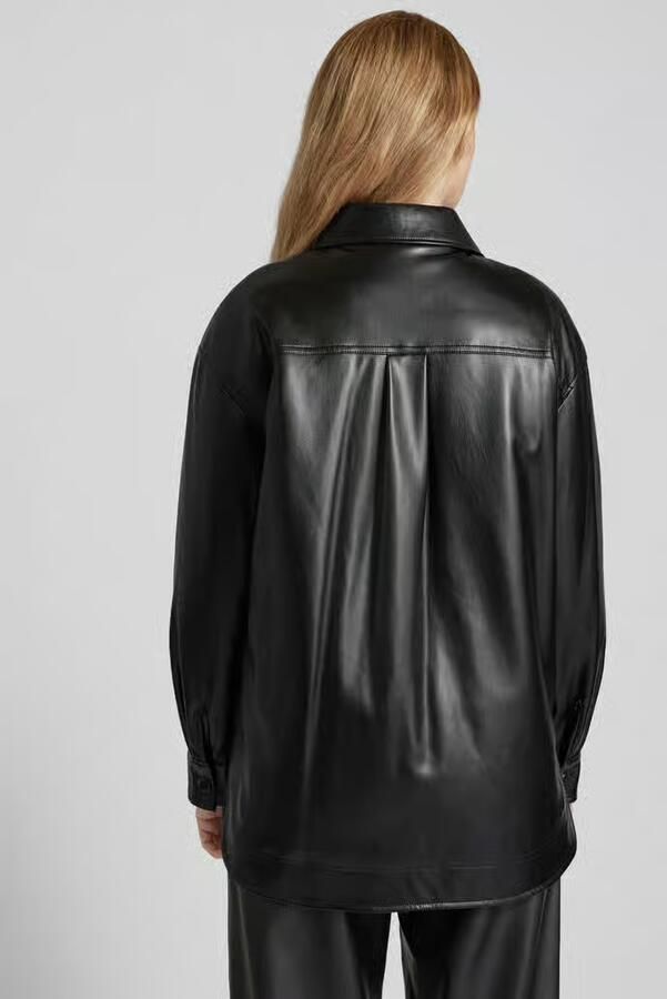 Guess Overhemdblouse in leerlook model 'MAREVA' - Foto 2