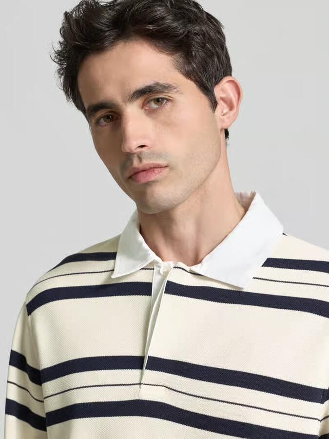 Guess Poloshirt met streepmotief regular fit - Foto 2