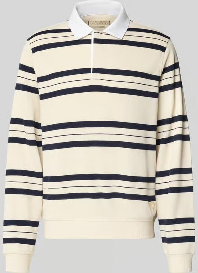 Guess Poloshirt met streepmotief regular fit