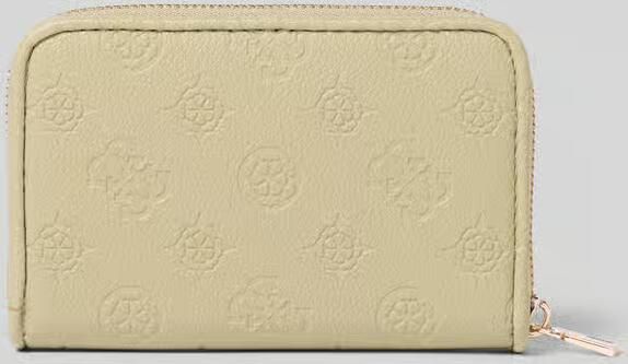 Guess Portemonnee met logodetail in lederlook model 'Anise'