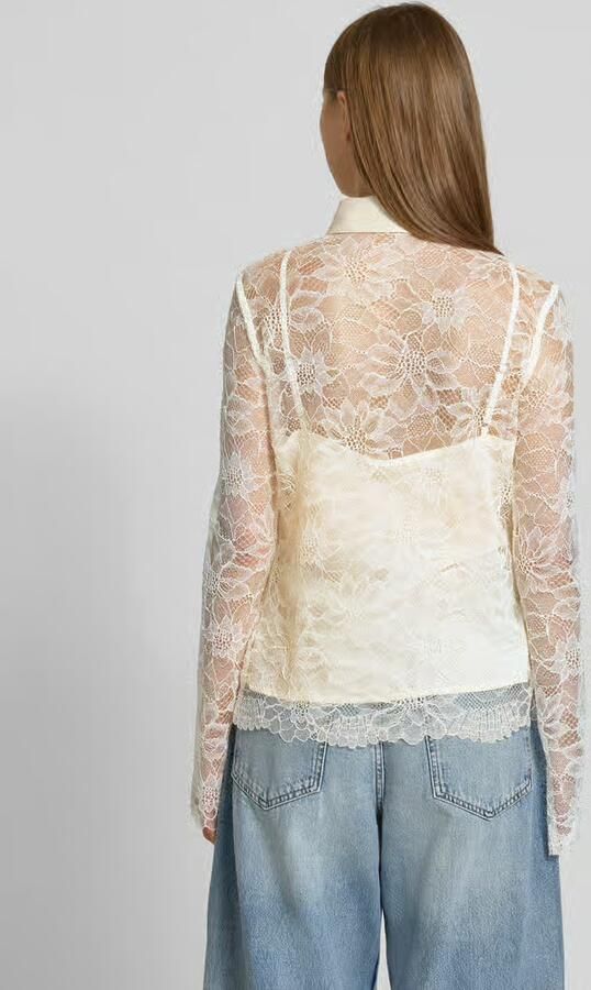 Guess Overhemd LS ANTOINETTE LACE SHIRT W5YH58 WHDY0