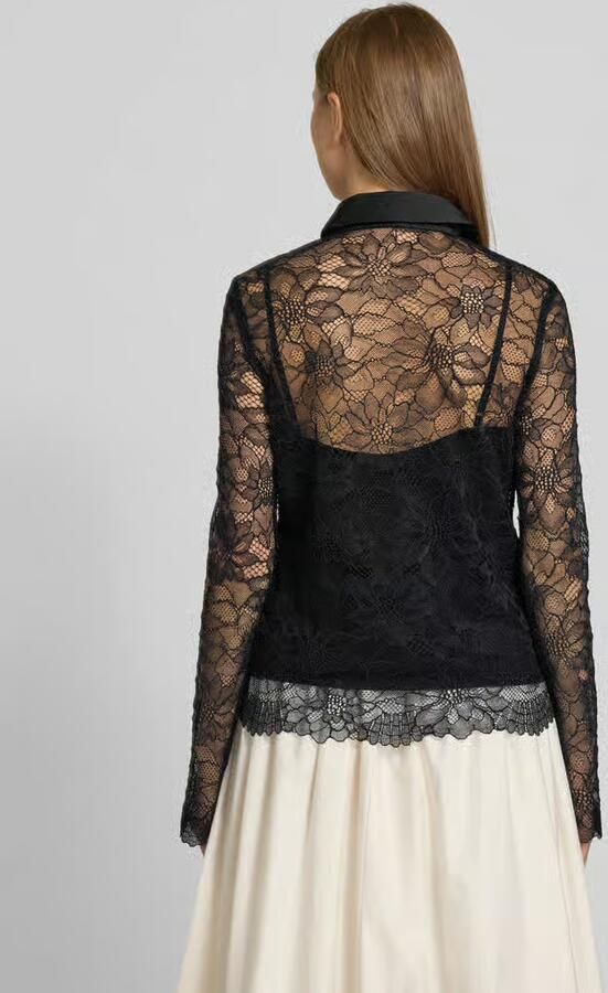 Guess Overhemd LS ANTOINETTE LACE SHIRT W5YH58 WHDY0