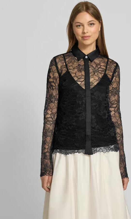 Guess Overhemd LS ANTOINETTE LACE SHIRT W5YH58 WHDY0 - Foto 2