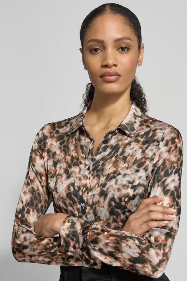Guess Regular fit blouse in all-over look model 'CLOUIS SHIRT' - Foto 2
