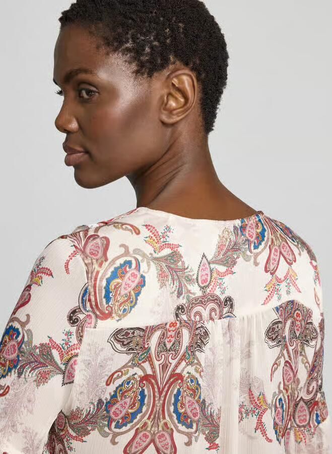 Guess regular fit blouse met ruches model 'Emy' - Foto 2