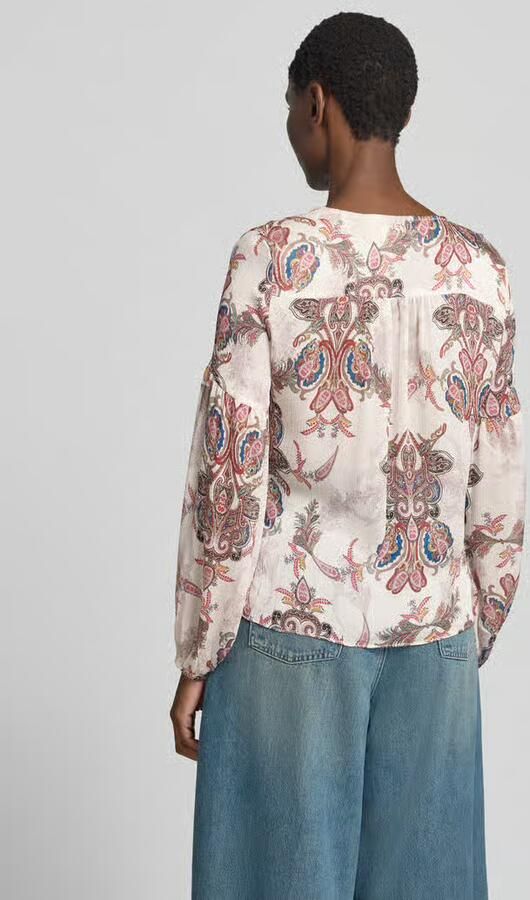 Guess regular fit blouse met ruches model 'Emy'