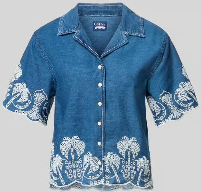 Guess regular fit blouse met stitchings model 'PETRA' - Foto 2