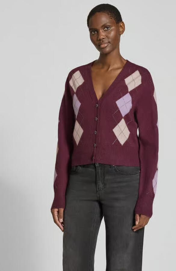 Guess Regular fit gebreid jack van katoenmix model 'GRACIE' - Foto 2
