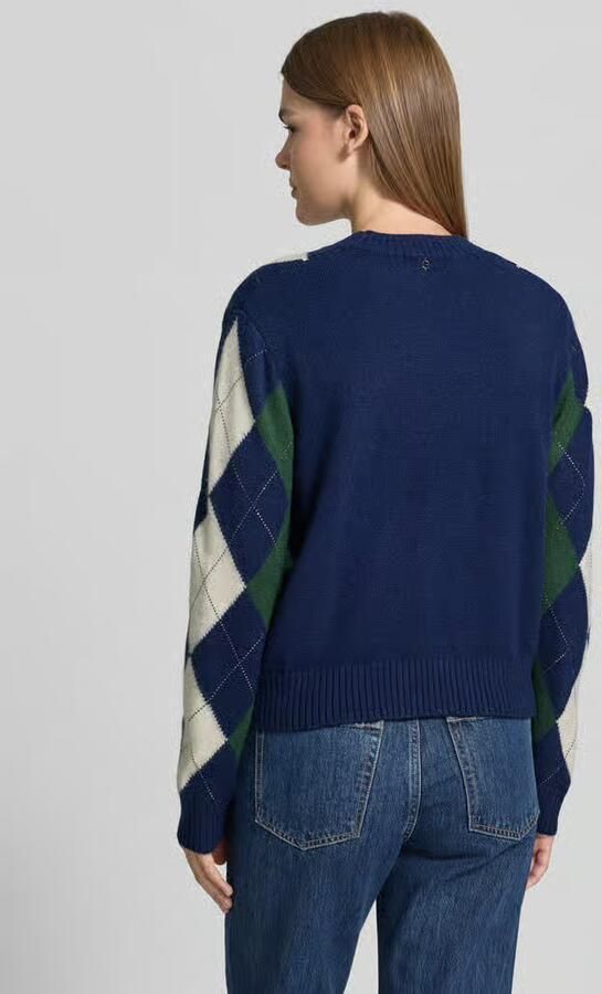 Guess Regular fit gebreide pullover van katoenmix model 'GRACIE' - Foto 3